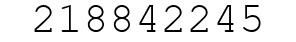 Number 218842245.