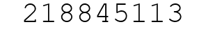 Number 218845113.