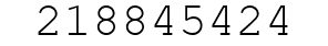 Number 218845424.