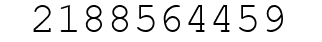Number 2188564459.