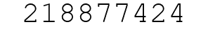 Number 218877424.