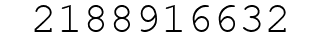 Number 2188916632.