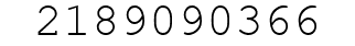 Number 2189090366.