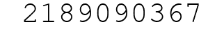 Number 2189090367.