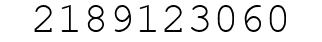 Number 2189123060.