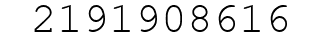 Number 2191908616.