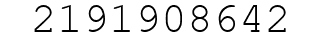 Number 2191908642.