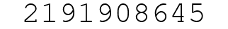 Number 2191908645.