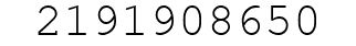 Number 2191908650.