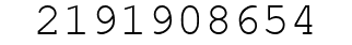 Number 2191908654.