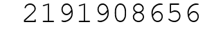 Number 2191908656.