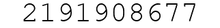 Number 2191908677.
