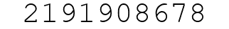 Number 2191908678.
