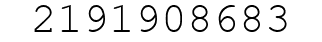 Number 2191908683.
