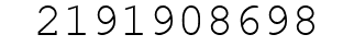 Number 2191908698.