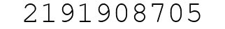 Number 2191908705.