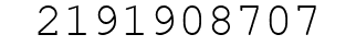 Number 2191908707.