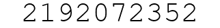 Number 2192072352.