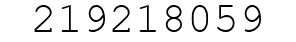 Number 219218059.