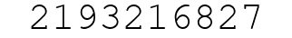 Number 2193216827.