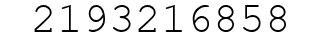 Number 2193216858.