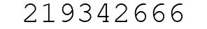 Number 219342666.