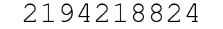 Number 2194218824.