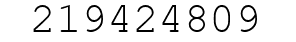 Number 219424809.