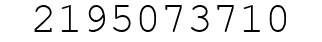 Number 2195073710.