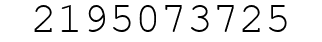 Number 2195073725.