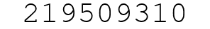 Number 219509310.