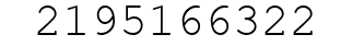 Number 2195166322.