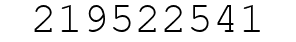 Number 219522541.