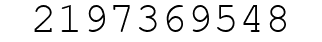 Number 2197369548.