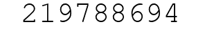 Number 219788694.