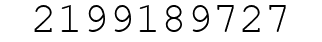 Number 2199189727.