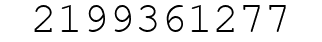 Number 2199361277.