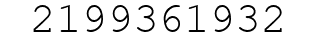 Number 2199361932.