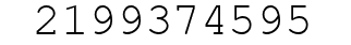 Number 2199374595.