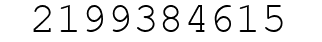 Number 2199384615.