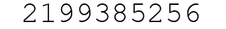 Number 2199385256.