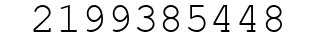 Number 2199385448.