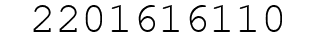 Number 2201616110.