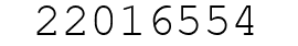 Number 22016554.