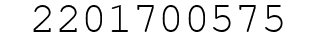 Number 2201700575.