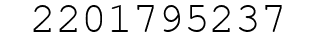 Number 2201795237.