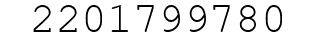 Number 2201799780.