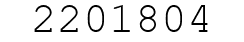 Number 2201804.