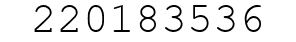 Number 220183536.