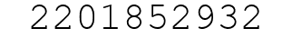 Number 2201852932.